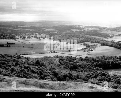 Malvern Hills - Hereford & Worcester - 22 avril 1981 Banque D'Images