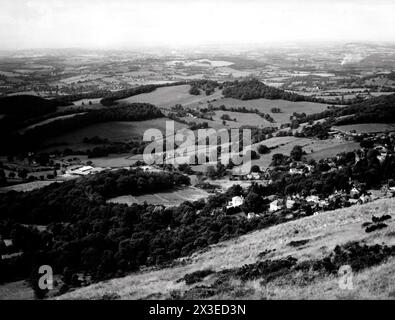 West Malvern, Malvern Hills, Hereford & Worcester - 25 août 1981 Banque D'Images