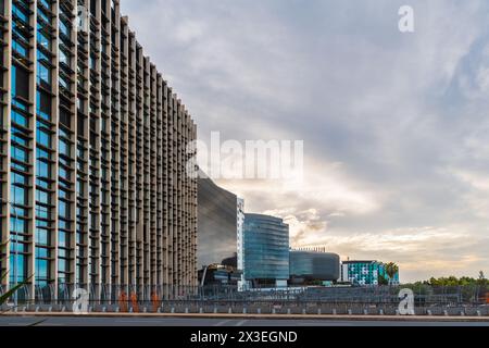 Adélaïde, Australie méridionale - 26 janvier 2024 : Adélaïde Health and Medical Sciences Precinct avec SAHMRI et Royal Adelaide Hospital Banque D'Images