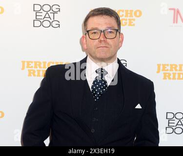 Londres, Royaume-Uni. 25 avril 2024. Chris Reilly assiste à la première Jericho Ridge au Curzon Soho à Soho, Londres. Crédit : SOPA images Limited/Alamy Live News Banque D'Images