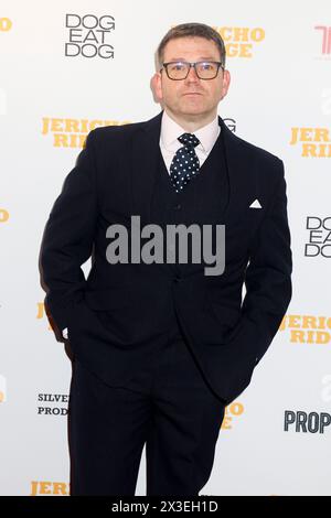 Londres, Royaume-Uni. 25 avril 2024. Chris Reilly assiste à la première Jericho Ridge au Curzon Soho à Soho, Londres. Crédit : SOPA images Limited/Alamy Live News Banque D'Images