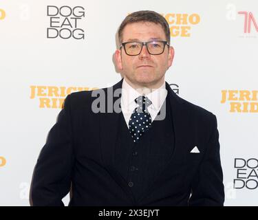 Londres, Royaume-Uni. 25 avril 2024. Chris Reilly assiste à la première Jericho Ridge au Curzon Soho à Soho, Londres. (Photo de Cat Morley/SOPA images/SIPA USA) crédit : SIPA USA/Alamy Live News Banque D'Images