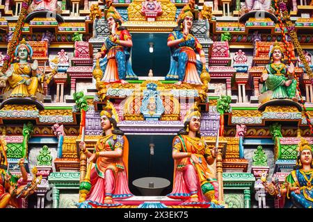 Pathirakali Pathrakali, Temple d'Amman Kovil Ambal ou le Kali Kovil Trincomalee est un temple hindou dédié à la déesse Bhadrakali, une forme de déplacement Banque D'Images