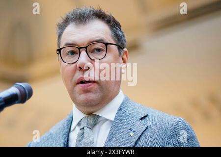 Berlin, Deutschland. 26 avril 2024. Oleksij Makejew, ambassadeur ukrainien en Allemagne. Berlin, le 26 avril 2024. Crédit : dpa/Alamy Live News Banque D'Images