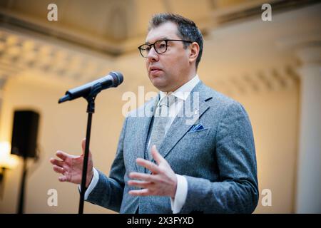 Berlin, Deutschland. 26 avril 2024. Oleksij Makejew, ambassadeur ukrainien en Allemagne. Berlin, le 26 avril 2024. Crédit : dpa/Alamy Live News Banque D'Images