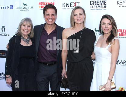 Hollywood, États-Unis. 26 avril 2024. Marla Adams, 85 ans, actrice de feuilleton « The Young and the Restless », décédée le 26 avril 2024 à Los Angeles, CA.--------------------------------------------------------- Marla Adams, Christian LeBlanc, Gina Tognoni & Elizabeth Hendrickson Daytime Emmy Nominee 2018 a eu lieu au Hollywood Museum le 25 avril 2018. Steven Bergman/AFF-USA.COM crédit : AFF/Alamy Live News Banque D'Images