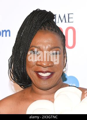 NEW YORK, NEW YORK - AVRIL 25 : Tarana Burke assiste au Gala Time100 2024 au Jazz at Lincoln Center le 25 avril 2024 à New York. Photo : Jeremy Smith/imageSPACE/Sipa USA Banque D'Images