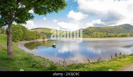 Penmaenpool près de Dolgellau sur l'estuaire de Mawddach, Nord du pays de Galles, Royaume-Uni Banque D'Images