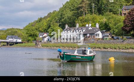 Penmaenpool près de Dolgellau sur l'estuaire de Mawddach, Nord du pays de Galles, Royaume-Uni Banque D'Images