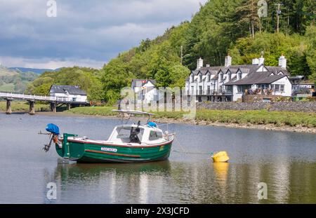 Penmaenpool près de Dolgellau sur l'estuaire de Mawddach, Nord du pays de Galles, Royaume-Uni Banque D'Images