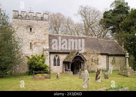 Église paroissiale St Michael and All Angels à Knill, Herefordshire, Enghamd, Royaume-Uni Banque D'Images