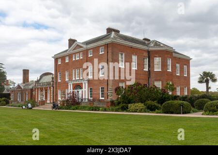 The House at Hatchlands Park Country Estate, Surrey, Angleterre, Royaume-Uni, un manoir géorgien Banque D'Images