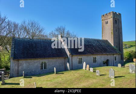 Église St James, Dale, Pembrokeshire, pays de Galles Banque D'Images