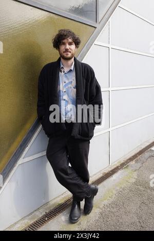 Portrait de Jeremie Moreau (dessinateur) 09/04/2024 ©Isabella de Maddalena/opale.photo Banque D'Images