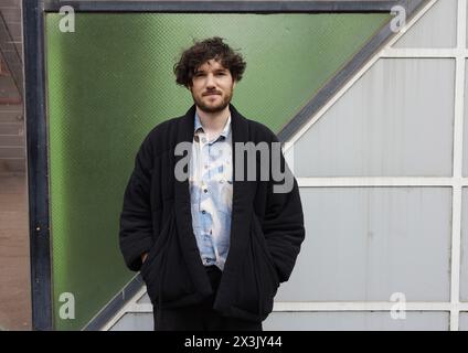 Portrait de Jeremie Moreau (dessinateur) 09/04/2024 ©Isabella de Maddalena/opale.photo Banque D'Images