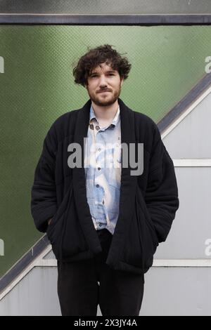 Portrait de Jeremie Moreau (dessinateur) 09/04/2024 ©Isabella de Maddalena/opale.photo Banque D'Images