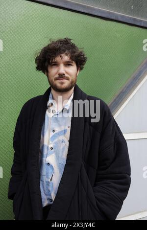 Portrait de Jeremie Moreau (dessinateur) 09/04/2024 ©Isabella de Maddalena/opale.photo Banque D'Images