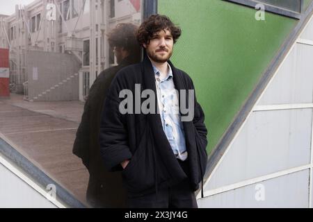 Portrait de Jeremie Moreau (dessinateur) 09/04/2024 ©Isabella de Maddalena/opale.photo Banque D'Images