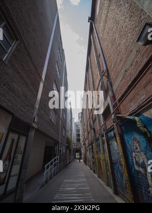 Admirez la vue imprenable sur le paysage urbain de Melbourne depuis les hauteurs. Banque D'Images