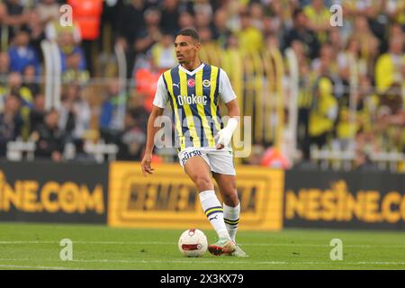 Istanbul, Turquie. 27 avril 2024. Istanbul, Turquie, 27 avril 2024 : lors du match de football de la Super League turque entre Fenerbahce et Besiktas au stade Ulker, Turquie. (EO/SPP) crédit : photo de presse sportive SPP. /Alamy Live News Banque D'Images