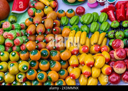 Jobbarer Boli Khela a eu lieu chaque année avec une grande fanfare et festivité. Différents types de poteries à la foire Banque D'Images