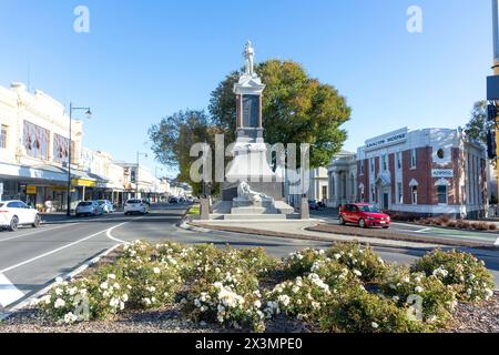 Boer War Memorial, Thames Street, Oamaru, Otago, Île du Sud, nouvelle-Zélande Banque D'Images