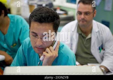 Unité d'anesthésiologie et de réanimation, service de chirurgie. Hôpital Universitario Gran Canaria Doctor Negrin, Las Palmas de Gran Canaria. Îles Canaries Banque D'Images
