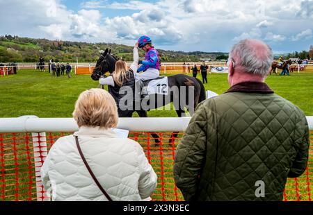 27 avril 2024 : : Overton point to point Racing Family Day à Overton Farm, South Lanarkshire, Écosse Banque D'Images