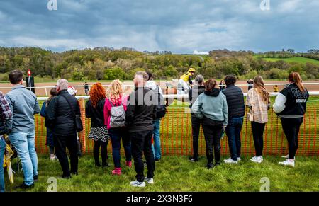 27 avril 2024 : : Overton point to point Racing Family Day à Overton Farm, South Lanarkshire, Écosse Banque D'Images