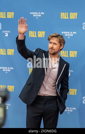 Ryan Gosling BEI der Ankunft zur Europapremiere dem filme l'automne Guy im UCI luxe Kino à Berlin. / Ryan Gosling arrive à la première européenne du film The Fall Guy au cinéma UCI luxe à Berlin. Snapshot-Photography/B.Niehaus *** Ryan Gosling arrivée à la première européenne du film The Fall Guy au cinéma UCI luxe à Berlin Ryan Gosling arrivée à la première européenne du film The Fall Guy au cinéma UCI luxe à Berlin snapshot Photography B Niehaus Banque D'Images