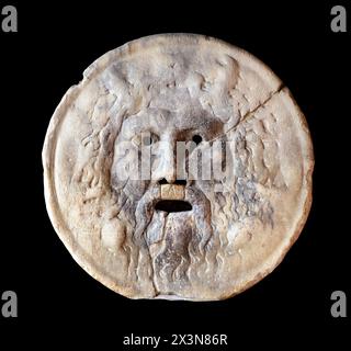 Bouche de vérité - Bocca della Verita - ancien masque romain à Rome, Italie. La basilique Sainte-Marie à Cosmedin. Rome, Italie Banque D'Images