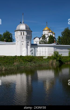 Monastère de Pokrovsky, Souzdal, oblast de Vladimir, anneau d'Or Russie Banque D'Images