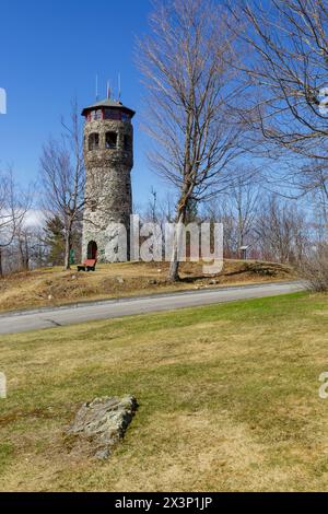 Weeks State Park - Weeks Estate sur le sommet du mont Prospect à Lancaster, New Hampshire États-Unis pendant les mois de printemps. Banque D'Images