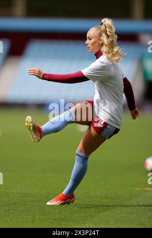 Birmingham, Royaume-Uni. 28 avril 2024. Birmingham Angleterre, 28 avril 2024 : lors du match de Super League FA Womens entre Aston Villa et West Ham United à Villa Park (Promediapix/SPP) crédit : SPP Sport Press photo. /Alamy Live News Banque D'Images