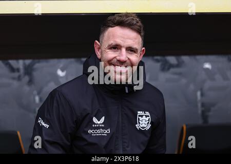 Hull, Royaume-Uni. 28 avril 2024. Richie Myler, directeur du rugby du Hull FC, est présent lors du match de la Betfred Super League Round 9 Hull FC vs Leeds Rhinos au MKM Stadium, Hull, Royaume-Uni, le 28 avril 2024 (photo par Mark Cosgrove/News images) à Hull, Royaume-Uni le 28/04/2024. (Photo de Mark Cosgrove/News images/SIPA USA) crédit : SIPA USA/Alamy Live News Banque D'Images