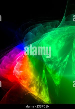 Illuminez votre contenu avec des arrière-plans laser époustouflants Banque D'Images