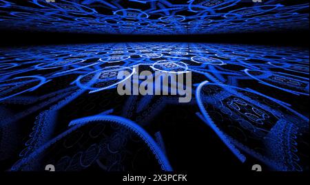 Midnight Shadows : une collection d'images étonnantes sur un fond sombre. Explorez la beauté du contraste et de la profondeur dans cette captivante série de photos. Banque D'Images