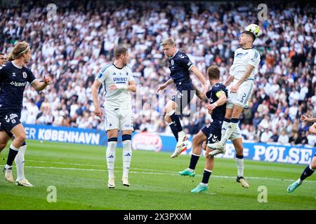 Copenhague, Danemark. 28 avril 2024. Match de Superliga entre le FC Copenhague et l'AGF à Parken à Copenhague dimanche 28 avril 2024. (Photo : Claus Bech/Scanpix 2024) crédit : Ritzau/Alamy Live News Banque D'Images