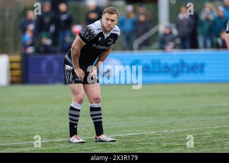 Newcastle, GbR. 28 avril 2024. Brett Connon de Newcastle Falcons regarde pendant le match Gallagher Premiership entre Newcastle Falcons et Sale Sharks à Kingston Park, Newcastle le dimanche 28 avril 2024. (Photo : Chris Lishman | mi News) crédit : MI News & Sport /Alamy Live News Banque D'Images