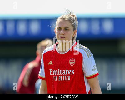 Stade Walton Hall Park, Royaume-Uni. 28 avril 2024. Alessia Russo (23 Arsenal) lors de la Super League féminine Barclays entre Everton et Arsenal au stade Walton Hall Park à Liverpool, Angleterre 28 avril 2024 | photo : Jayde Chamberlain/SPP. Jayde Chamberlain/SPP (Jayde Chamberlain/SPP) crédit : SPP Sport Press photo. /Alamy Live News Banque D'Images