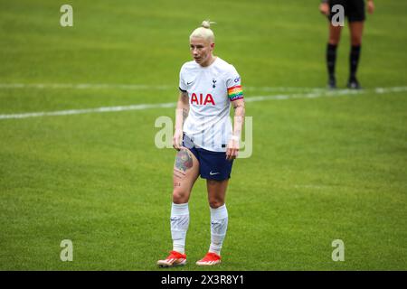 Londres, Royaume-Uni. 28 avril 2024. Londres, Angleterre, 28 mars 2024 : Bethany England (9 Tottenham Hotspur) en action lors du match de Super League FA Womens entre Tottenham Hotspur et Brighton et Hove Albion à Brisbane Road à Londres, Angleterre (Alexander Canillas/SPP) crédit : SPP Sport Press photo. /Alamy Live News Banque D'Images