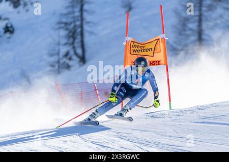 Zauchensee, Salzbourg. 14 janvier 2024. ZAUCHENSEE, SALZBOURG - 13 JANVIER : Monica Zanoner d'Italie pendant la Coupe du monde Audi Audi FIS de ski alpin - descente féminine Zauchensee le 13 janvier 2024 à Zauchensee, Salzbourg.240113 SEPA 12 053 - 20240114 PD30275 crédit : APA-PictureDesk/Alamy Live News Banque D'Images