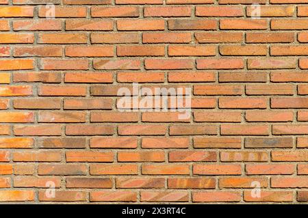 fond classique de mur de briques, texture rustique de mur de briques Banque D'Images