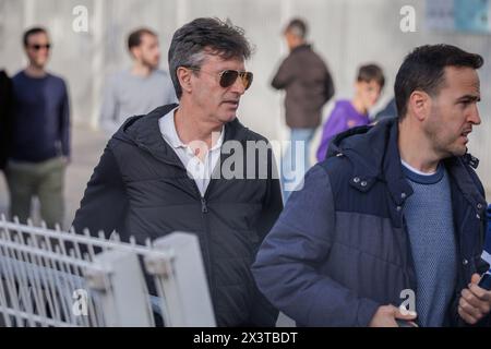 Porto, Portugal. 27 avril 2024. Porto, 04/27/2024 - Election à la présidence du Futebol Clube do Porto à Estádio do Dragão. Domingos Paciência (Miguel Pereira/Global Imagens) crédit : Atlantico Press/Alamy Live News Banque D'Images