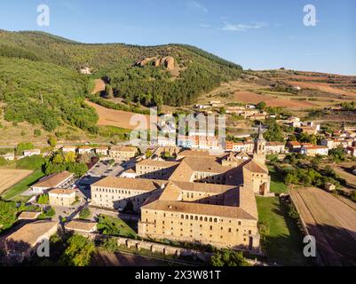 Real Monasterio de San Millán de Yuso, mandado construir en el año 1053 por el rey García Sánchez III de Navarra, San Millán de la Cogolla, la Rioja, Banque D'Images