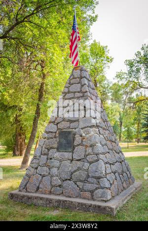 Connor Battlefield State Historic site, champ de bataille à Ranchester, Wyoming, États-Unis Banque D'Images