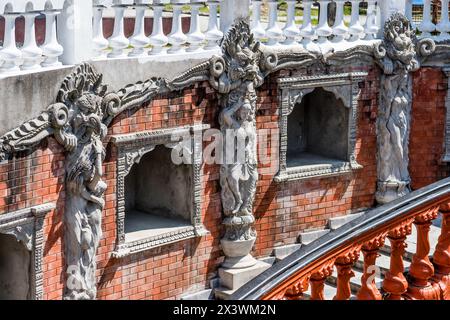 entrée à la grotte de Gupteshwor à Pokhara, Népal Banque D'Images