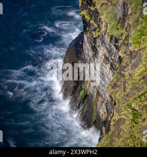 Falaises de Mohar, comté de Clare, République d'Irlande Banque D'Images