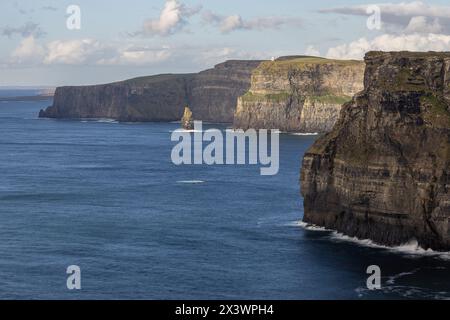 Falaises de Mohar, comté de Clare, République d'Irlande Banque D'Images