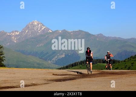 France, occitanie, département des Hautes Pyrénées (65), col d'Aspin Banque D'Images